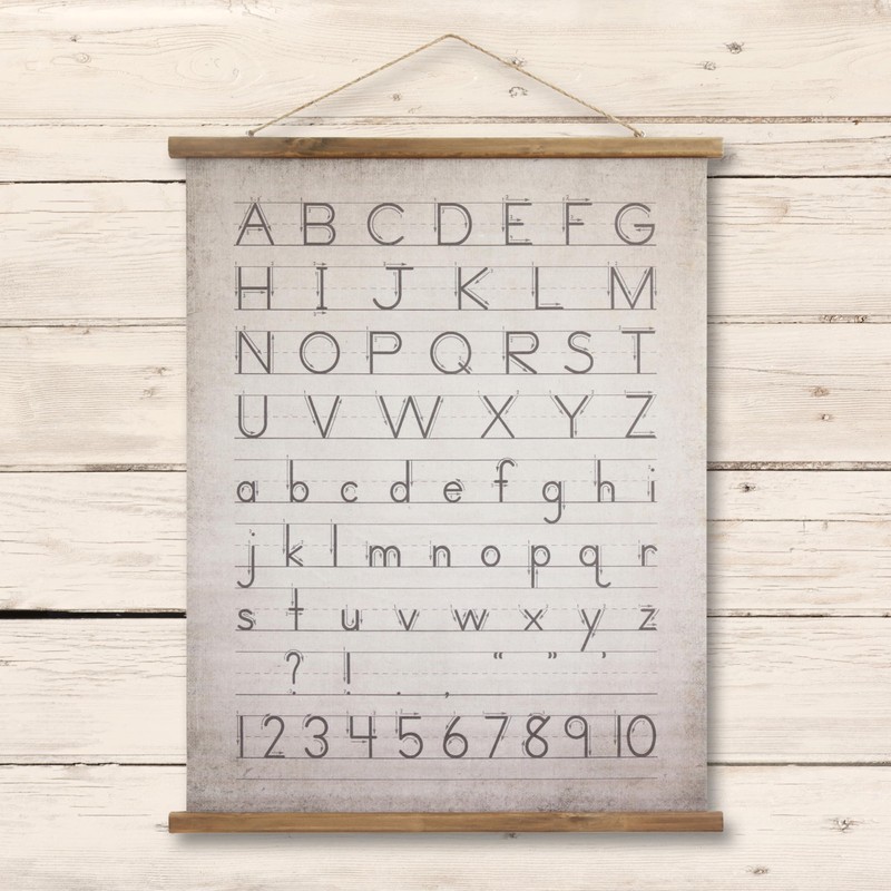 Creative Co-Op Alphabet & Numbers Wall Décor