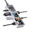 DOCKCASE 6-in-1 usb c hub (skeleton version): 1000Mbps LAN Port,