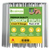 BzBirds USA Made Landscape Staples 6 inch 11 Gauge Garden
