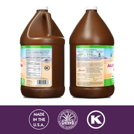 Lily of The Desert Aloe Vera Gel - Inner Fillet Thicker Consistency Aloe Vera Drink with Natural Vitamins, Digestive Enzymes for Gut Health, Stomach Relief, Wellness, Glowing Skin, 128 Fl Oz