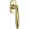 HOPPE Verona-Secustik 11567508 Window Handle 32-42 mm Polished Brass