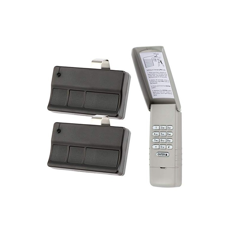 Keypad and 2 Remotes for Liftmaster Garage Door Opener (373LM