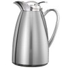 Service Ideas CJZ6BS Classy Carafe, Glass Lined, 0.6 L, Brushed