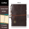 NectaRoy Vintage Retro PU Leather Cover Notebook Journal Diary, Nautical