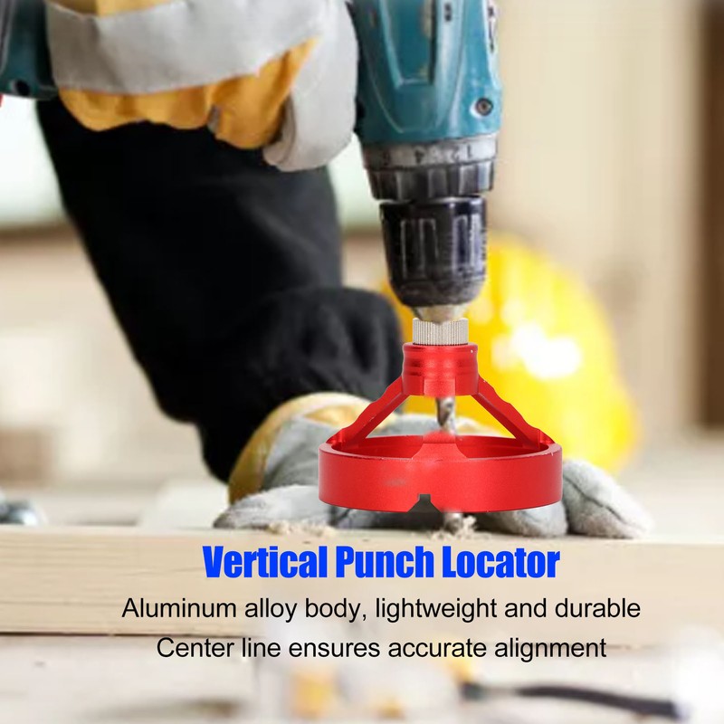 3 in 1 Vertical Hole Punch Locator with 6 Drill