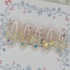 Aurora Ribbon Handmade Nail Tips - Lipstick / 오로라 리본
