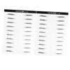 Outanaya 6D Waterproof Eyebrow Stickers 2pcs Set Artificial Eyebrow Patches for Men Tools
