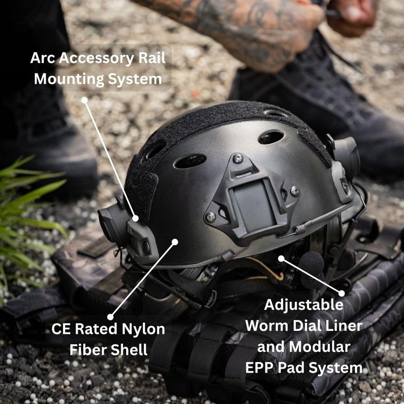 DLP Lightweight Tactical Bump Helmet - ImpaX Extreme - High