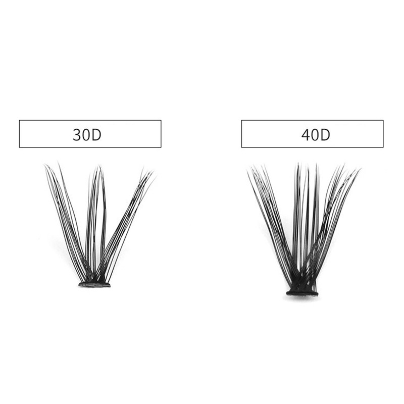 DIY Lash Extension Kit 240pcs Individual Eyelash 9‑16mm Clusters Eyelash
