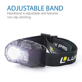 Lux Pro Bright 400 Lumen Camping LED Headlamp - LP347