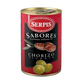 Serpis - Oliven mit Chorizo 'Sabores Chorizo Picante' - 300 GR