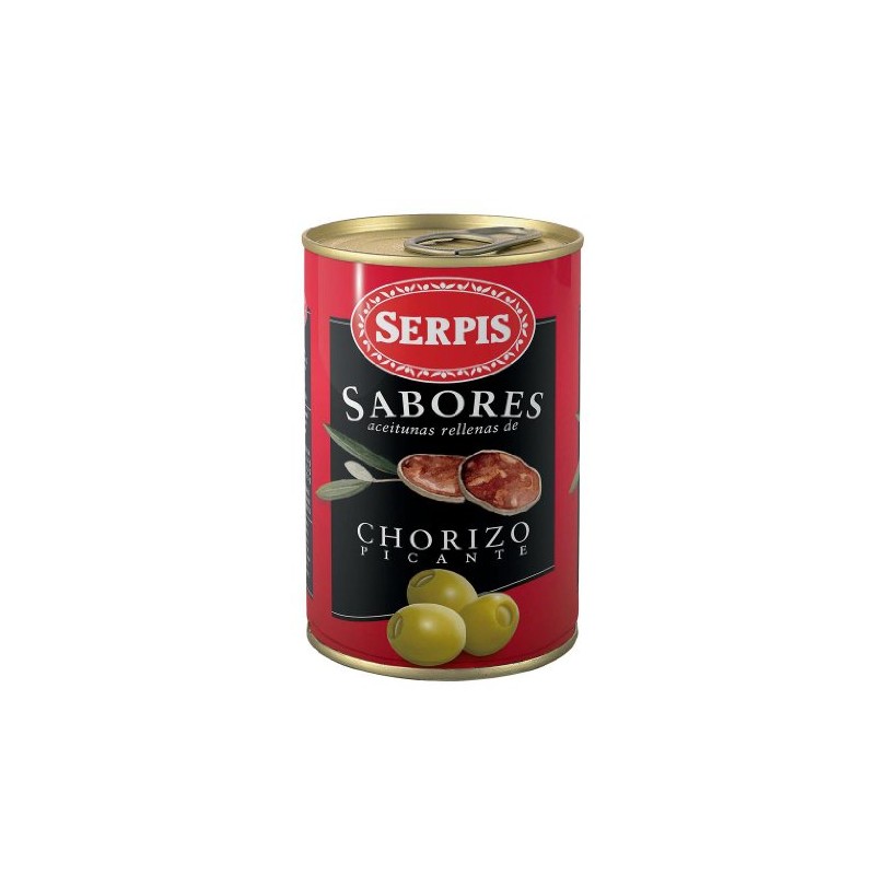 Serpis - Oliven mit Chorizo 'Sabores Chorizo Picante' - 300