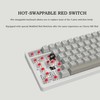 FIRSTBLOOD ONLY GAME. AK992 Retro Wired Mechanical Keyboard, 98 Keys