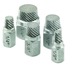 Rapid Repair RP77355 1/8 In., 1/4 In., 3/8 In., 1/2 In. and 3/4 In. Pipe Nipple Extractors (Single Pack)
