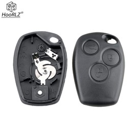 HooRLZ Vauxhall Vivaro Key Fob Cover Replacement For Vauxhall Vivaro R-enault Clio Scenic Twingo Kangoo Modus Dacia Logan Espace Remote Car Key Case Shell, 3 Button Clio Key Fob, Vauxhall Key Fob