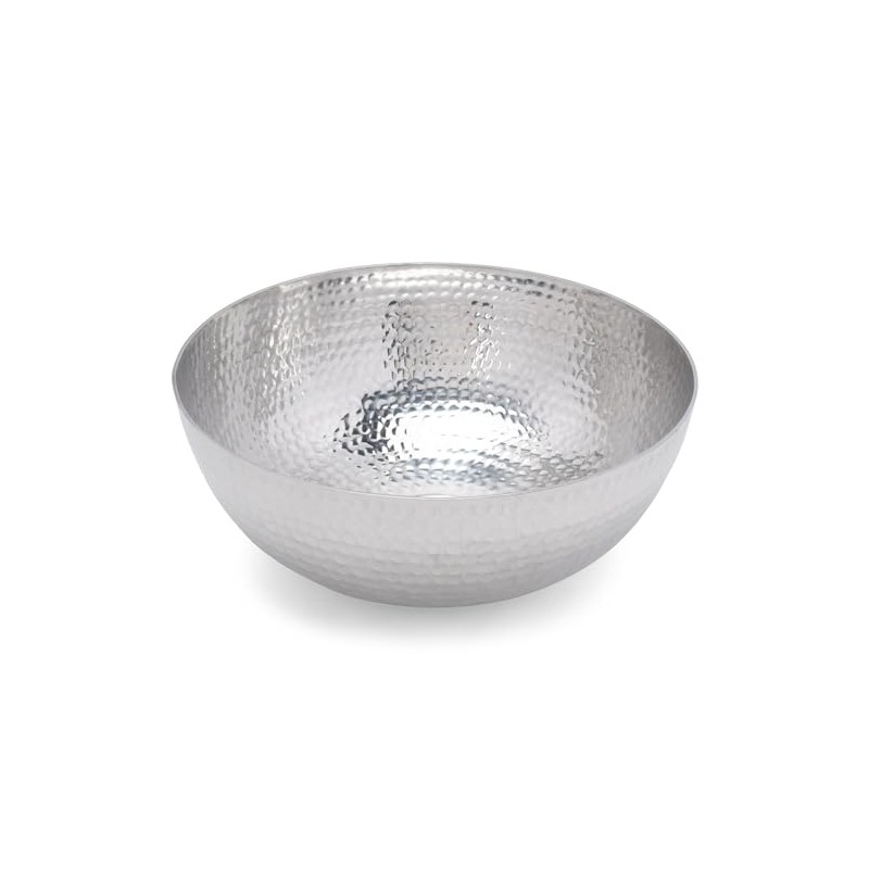 IHI EST. 1986 India Handicrafts Hammered Silver Tone 11 x