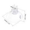 sourcing map Aquarium Suction Cup Clips Airline Tube Holders Clamps