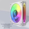 120mm ARGB PWM Case Fan 800 to 2000RPM 4pin PWM