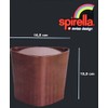 Spirella Trix-Eco 10.15453 Dustbin Brown
