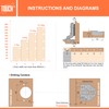 TOUCH Cabinet Hinges (1 Pair, 2 PCS) Inset Soft Push