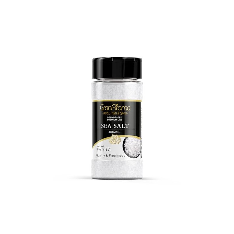 GranAroma Coarse Sea Salt, Finishing Salt, Cooking and Bath Additive