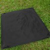 Portable Outdoor Picnic Mat Waterproof and Moisture-Proof Camping Blanket (Black)