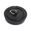 Merriway BH02224 (2 Pcs) Bath Plug, Black 45mm (1.3/4 inch)