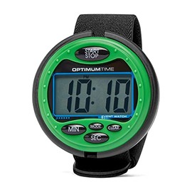 Optimum Time OE Series 3 Equestrian Event Watch - Green - Unisex - Countdown from programmable time with alarm at zero