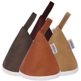 ALVABABY 4 Pcs Baby Boy Pee Covers, trong Water Absorption Pee Shield for Newborn Boy, 4-Laye Reusable Pee Cap, Diaper Changing Accessory for Baby Gift 4NG05