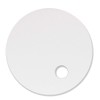 Round Fan, Double Sided, White, Set of 10, Set of