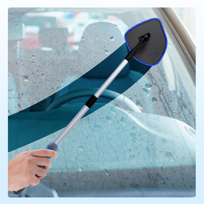 XINDELL Windshield Cleaner Tool, Car Window Cleaning Kit with 5