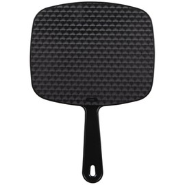 ForPro Professional Collection ForPro Professional Collection Premium Hand Mirror with Handle, 6.3" W x 9.6" L, Multi-Purpose Handheld Mirror with Distortion-Free Reflection, Black