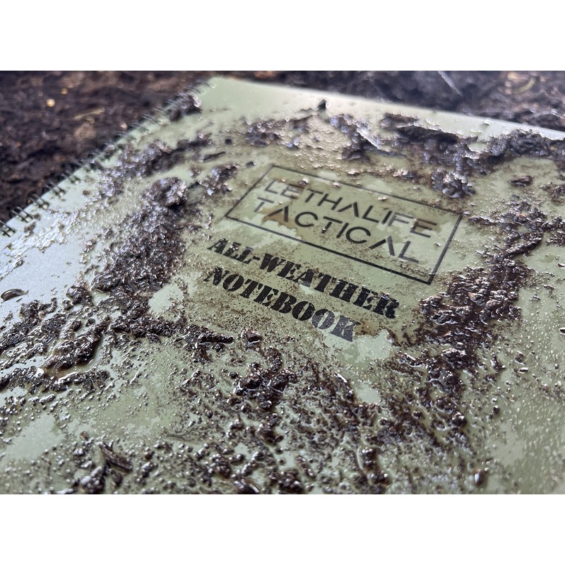 LETHALIFE All Weather Field Notebook, Full Size, 8.5x11, Fully Waterproof