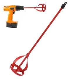 Concrete Mixing Rod, Paint Mixer Drill Attachment Paint Mixing Rod Paint Mixer Bit Steel Hex Rod Power Tool Resin Mixer Bit Replacement for Grout Mortar