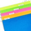 Avery Hanging File Folder Tabs and Inserts, 1/5 Cut, Clear,