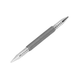 Haosie Nail Punch, Double Head Spring Nail Punch, Small Exquisite Metal Nail Punch Working Tool for Any Carpenter or Crafts Man