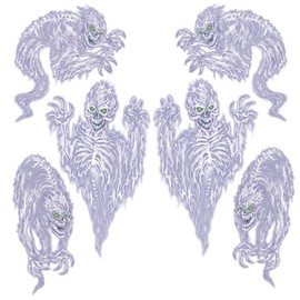 Beistle Printed Scary Spirit Props, 31" to 39", 6 Pieces In Package