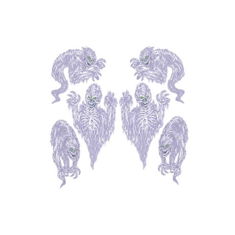 Beistle Printed Scary Spirit Props, 31" to 39", 6 Pieces