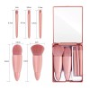 Okady Juego De Brochas De Maquillaje Mini De 5 Piezas