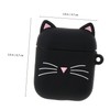 TEHAUX Anti-Fall Headphone Protection Case Black Earphone Case Air Replacement