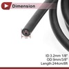 HEROFFIX 1 Set 1/8" Fuel Line Kit 8ft Vacuum Hose