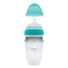 Evenflo Advanced Biberón Soft & Natural, Silicón, Color Teal/Turquesa, 240ml,