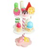 Gwezmxs Children's Wooden Ice Cream Toy from 3 Years, Ice