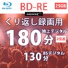 HIDISC BD-RE Repeated Recording, 2X Speed, 25 GB, 50 Sheets