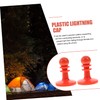 Kisangel Camping Rod Cover Case Set of 8 Mini Plastic