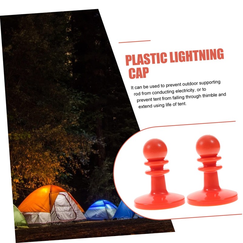 Kisangel Camping Rod Cover Case Set of 8 Mini Plastic