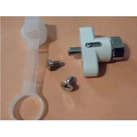 ABA HV Thumb Turn Lock Kit, Push Pin, Hurricane Shutter Hardware Part, White