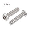 sourcing map M8x35mm Torx Security Machine Screw, 20pcs Pan Head