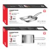 WAGENSTEIGER Stainless Steel Fry Pan, 3-Ply Reinforced Body, Rectangular Omelet