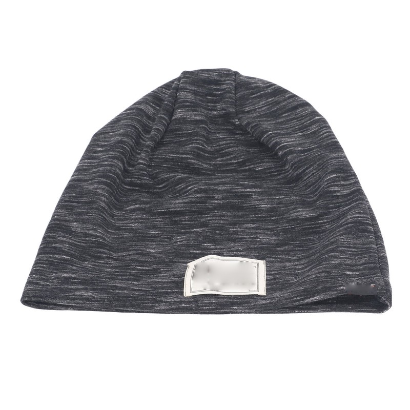 Anti Radiation Hat Black Striped Silver Fiber and Cotton Shielding
